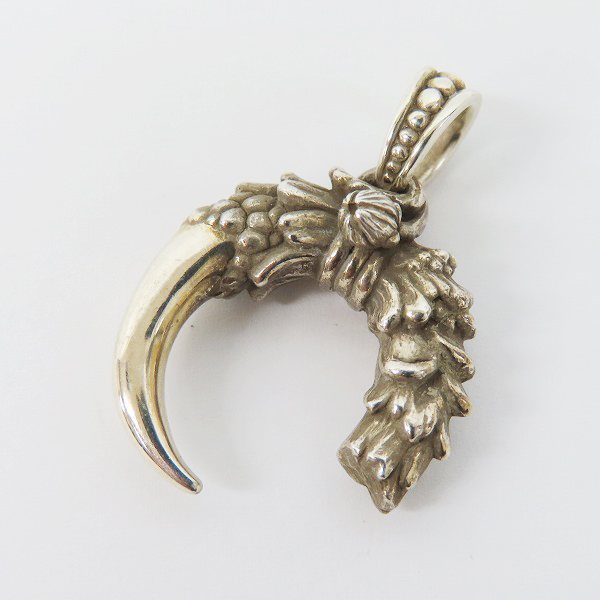 実際に弊社で買取させて頂いた【ギャラ付】Bloody Mary/ブラッディマリー 野牛 バイソンペンダントの画像 1枚目