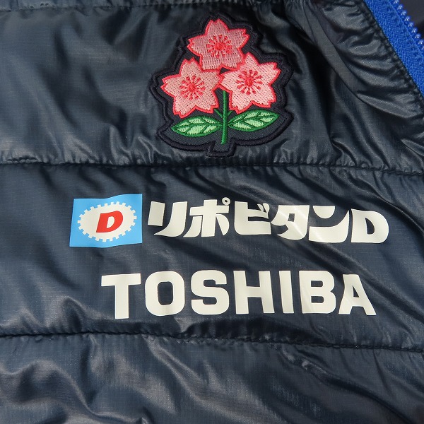 実際に弊社で買取させて頂いたCANTERBURY/カンタベリー ラグビー ワールドカップ 日本代表 クイーンズ インサレーション 中綿ジャケット/R78049JP/3Lの画像 7枚目