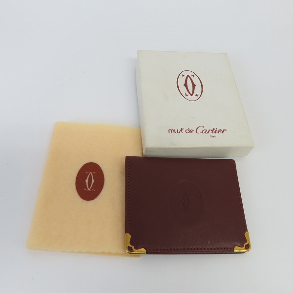 実際に弊社で買取させて頂いたCartier/カルティエ a gift from Cartier カードケース/パスケースの画像 8枚目