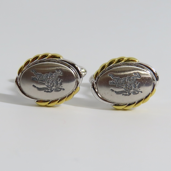 実際に弊社で買取させて頂いたBurberrys/バーバリーズ カフス ネクタイピン 3点セットの画像 1枚目