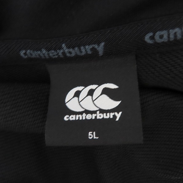 実際に弊社で買取させて頂いた【未使用】CANTERBURY/カンタベリー ラグビー トレーニングスウェットジャケット/RP40024B/5Lの画像 2枚目