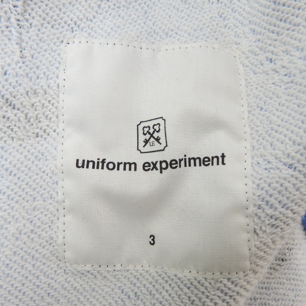 実際に弊社で買取させて頂いたuniform experiment/ユニフォームエクスペリメント CAMOUFLAGE JACKET UE-170016 ブルー/3の画像 2枚目