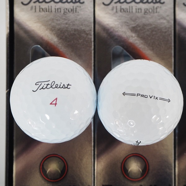 実際に弊社で買取させて頂いた【未使用】Titleist/タイトリスト PRO V1x ゴルフボール ホワイト 1ダース の画像 1枚目