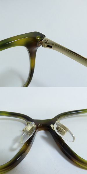 実際に弊社で買取させて頂いたBurberry/バーバリー サイドチェック メガネフレーム/アイウェア/B2338-Fの画像 4枚目
