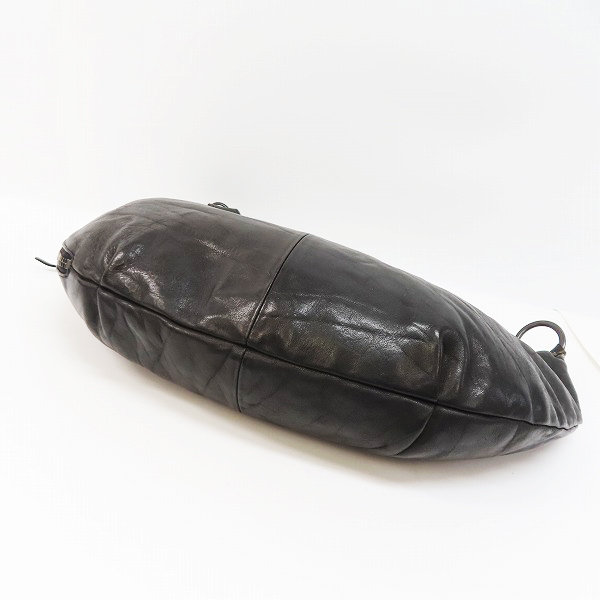 実際に弊社で買取させて頂いたBACKLASH/バックラッシュ レザー 三日月形ショルダーバッグ/バナナバッグの画像 2枚目