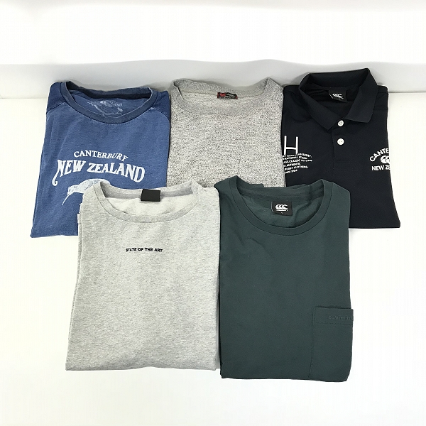 実際に弊社で買取させて頂いた【おまとめ品】CANTERBURY/カンタベリー 半袖Tシャツ/ポロシャツ/カットソー