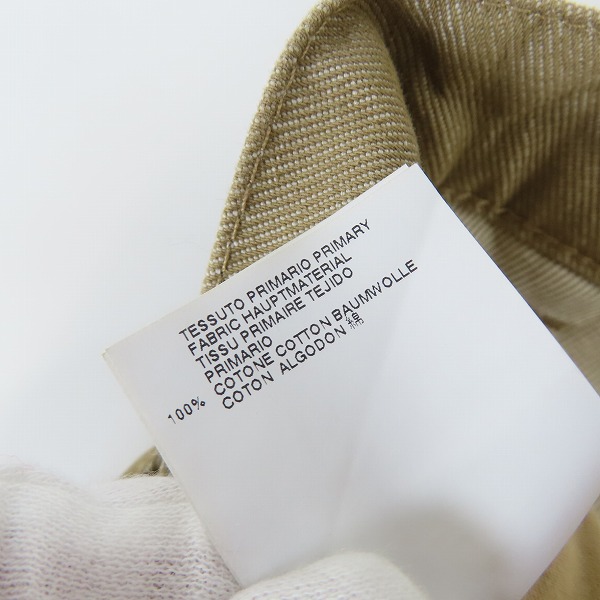 実際に弊社で買取させて頂いたMaison Martin Margiela/メゾンマルタンマルジェラ10 12AW ワイドバギーパンツ S30LA0055/46の画像 4枚目