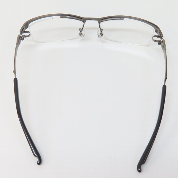実際に弊社で買取させて頂いた999.9/フォーナインズ メタルブロウ ハーフリム メガネフレーム/S-841Tの画像 3枚目