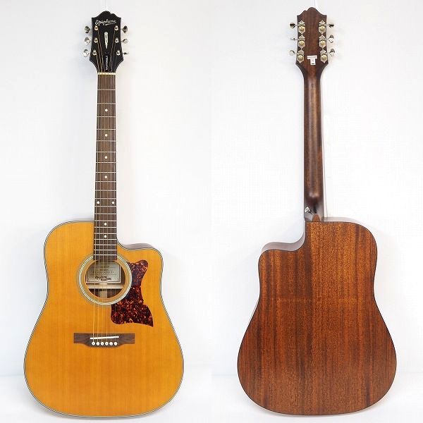 実際に弊社で買取させて頂いた★Epiphone/エピフォン MASTERBILT DR-400 MCE NAS エレアコ/アコースティックギター/アコギ ソフトケース付の画像 1枚目