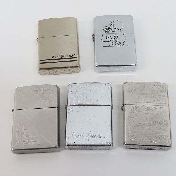 実際に弊社で買取させて頂いた【おまとめ品】ZIPPO/ジッポー ポールスミス/COMME CA DU MODE/WINDPROOF LIGHTER等