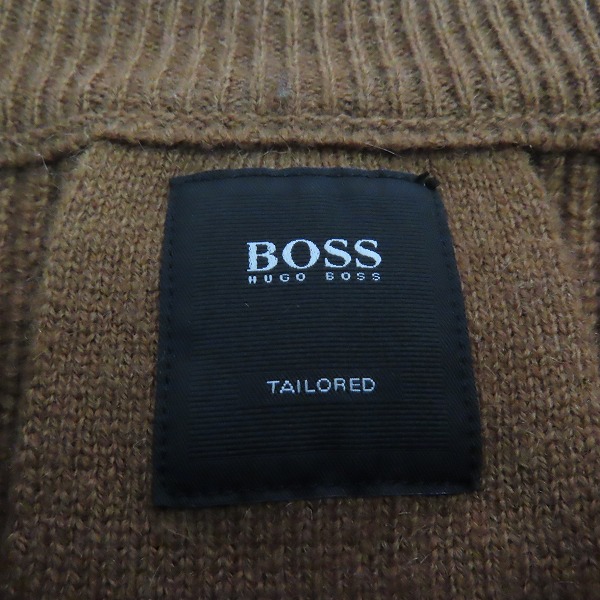 実際に弊社で買取させて頂いたHUGO BOSS/ヒューゴボス TAILORED カシミア/ウール クルーネックニット  INT:Sの画像 2枚目