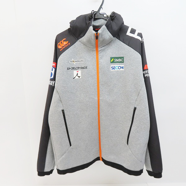 実際に弊社で買取させて頂いたCANTERBURY/カンタベリー SUNWOLVES/サンウルブズ ラグビー ダフテックエアー ジャケット R49031SR/3L
