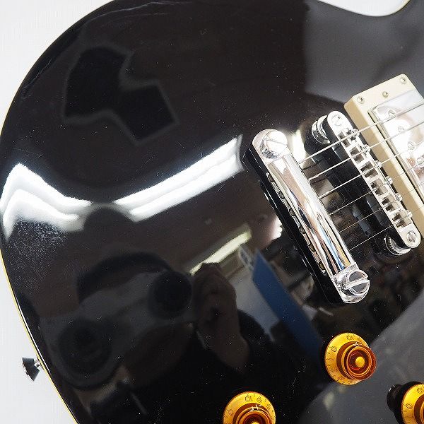 実際に弊社で買取させて頂いた★Epiphone/エピフォン Les Paul Standard Ebony/レスポールスタンダード ソフトケース付 の画像 5枚目