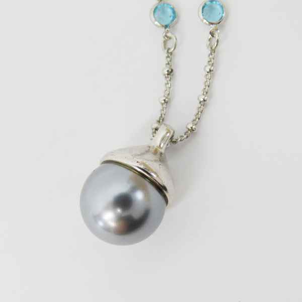 実際に弊社で買取させて頂いたGIVENCHY/ジバンシイ ラインストーン フェイクパール ネックレスの画像 1枚目