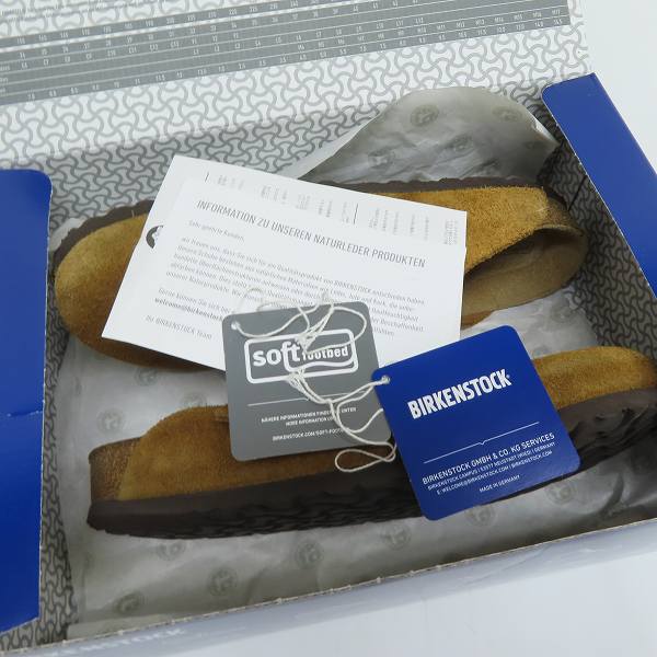 実際に弊社で買取させて頂いたBIRKENSTOCK/ビルケンシュトック BOSTON/ボストン スエードレザー サンダル 1009542/41の画像 7枚目