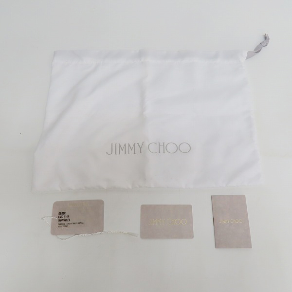 実際に弊社で買取させて頂いたJIMMY CHOO/ジミー チュウ DEREK/デレク スタースタッズ クラッチバッグの画像 8枚目