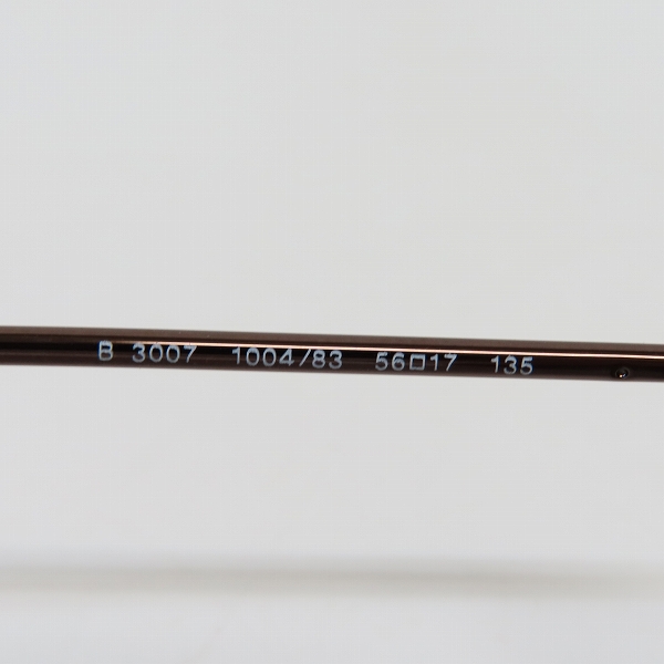 実際に弊社で買取させて頂いたBurberrys/バーバリー ダブルブリッジ サングラス B3007の画像 7枚目