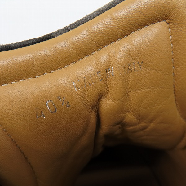 実際に弊社で買取させて頂いたJIMMY CHOO/ジミーチュウ レオパード柄 ハイカットスニーカー/40.5の画像 5枚目