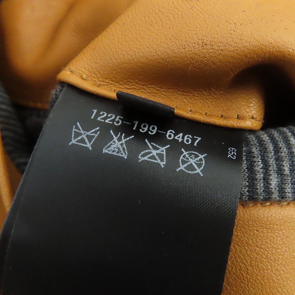 実際に弊社で買取させて頂いたUNITED ARROWS/ユナイテッドアローズ 羊革シングルライダースジャケット /Lの画像 4枚目