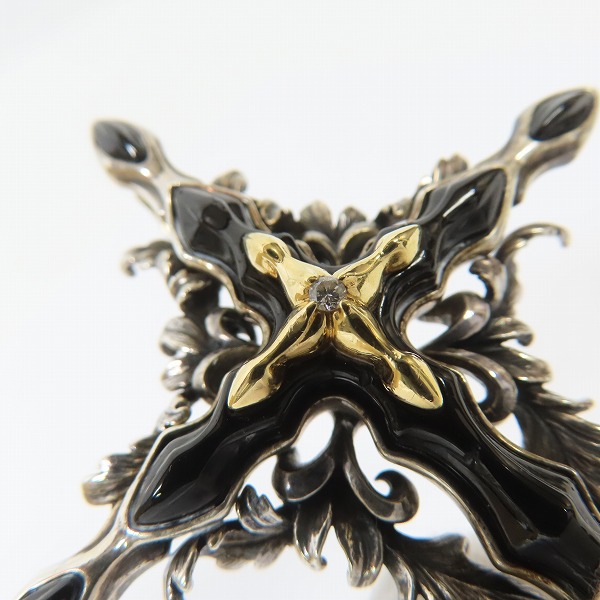 実際に弊社で買取させて頂いたBloody Mary/ブラッディマリー ARKADIA K18 ダイヤモンド フェイト ペンダントの画像 4枚目