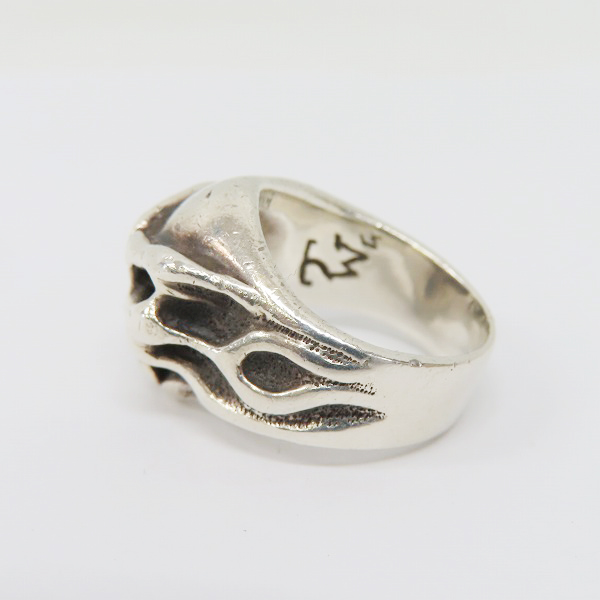 実際に弊社で買取させて頂いたTRAVIS WALKER/トラヴィスワーカー FULL THROTTLE RING スカル リング 15.5-17.5号の画像 2枚目