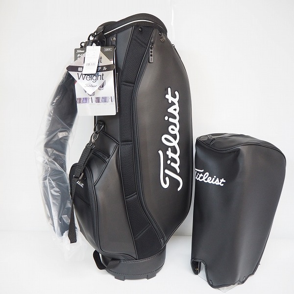 実際に弊社で買取させて頂いた【未使用】Titleist/タイトリスト CB191-BK 9型 5分割キャディバッグ ブラック