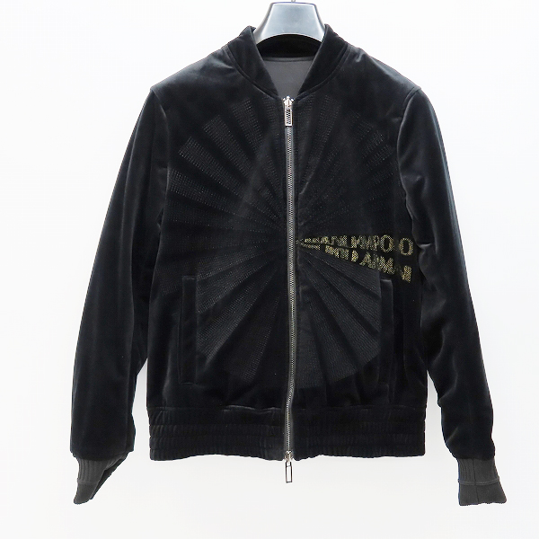 実際に弊社で買取させて頂いた【JPタグ】EMPORIO ARMANI/エンポリオアルマーニ ロゴ刺繍 リバーシブルボンバージャケット 6Z1BP7 1NGLZ/46の画像 2枚目