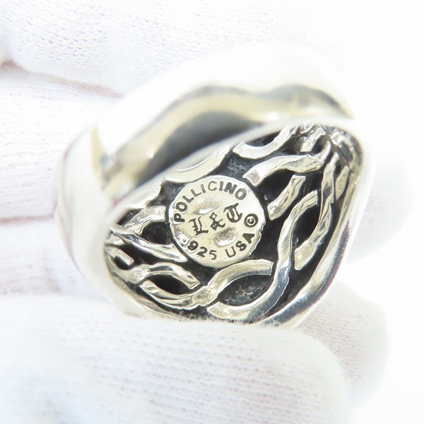 実際に弊社で買取させて頂いたLEATHERS & TREASURES/レザーズアンドトレジャーズ スペシャルエディションライオンリング 26-27.5号の画像 6枚目