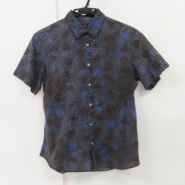 実際に弊社で買取させて頂いたPS Paul Smith/ポールスミス 半袖コットンシャツ ドット柄 PP-WR-87332/M