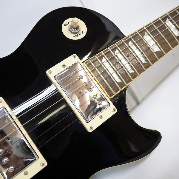 実際に弊社で買取させて頂いた★Epiphone/エピフォン Les Paul Standard Ebony/レスポールスタンダード ソフトケース付 の画像 4枚目