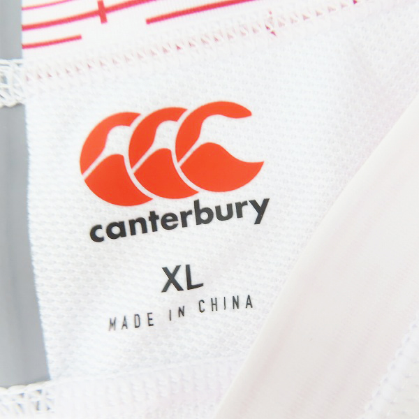 実際に弊社で買取させて頂いたCANTERBURY/カンタベリー ラグビー イングランド代表 2019年 レプリカジャージ/ウェア/VWR39002/XLの画像 2枚目
