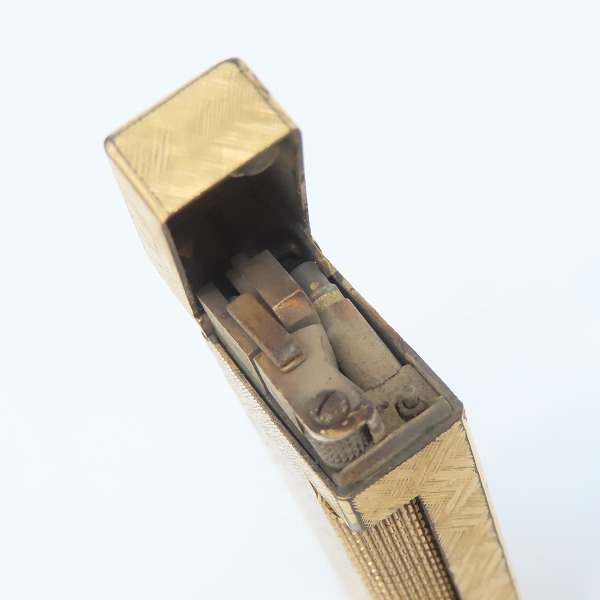 実際に弊社で買取させて頂いたdunhill/ダンヒル サイドローラー ガスライター ゴールドの画像 5枚目
