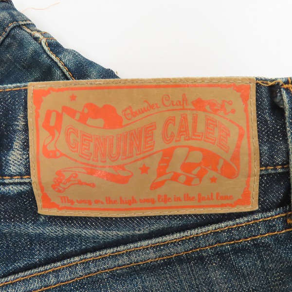 実際に弊社で買取させて頂いたCALEE/キャリー デニムパンツ 30の画像 6枚目