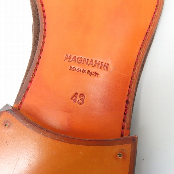 実際に弊社で買取させて頂いたMAGNANNI/マグナーニ ドライビングシューズ/43の画像 6枚目