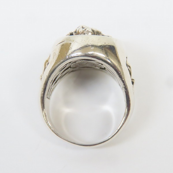 実際に弊社で買取させて頂いたLEATHERS & TREASURES/レザーズアンドトレジャーズ スペシャルエディションライオンリング 26-27.5号の画像 5枚目