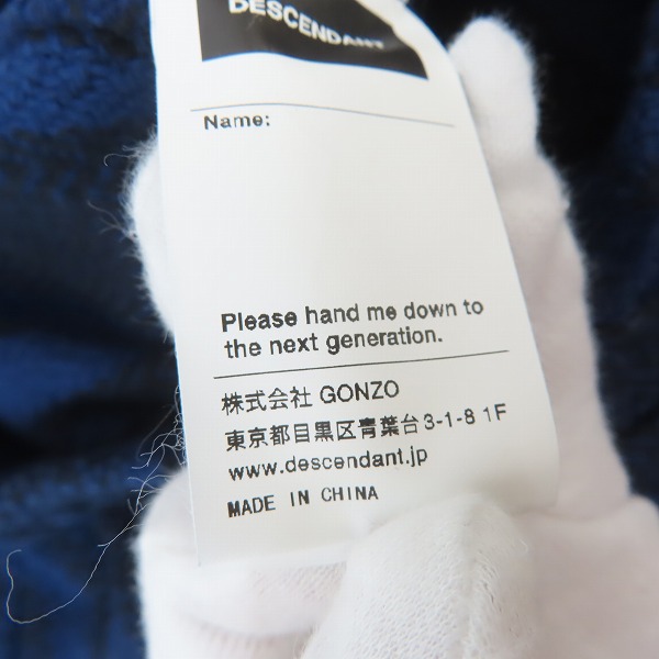 実際に弊社で買取させて頂いたDESCENDANT/ディセンダント ストライプ ハーフパンツ/ショーツ/2の画像 3枚目