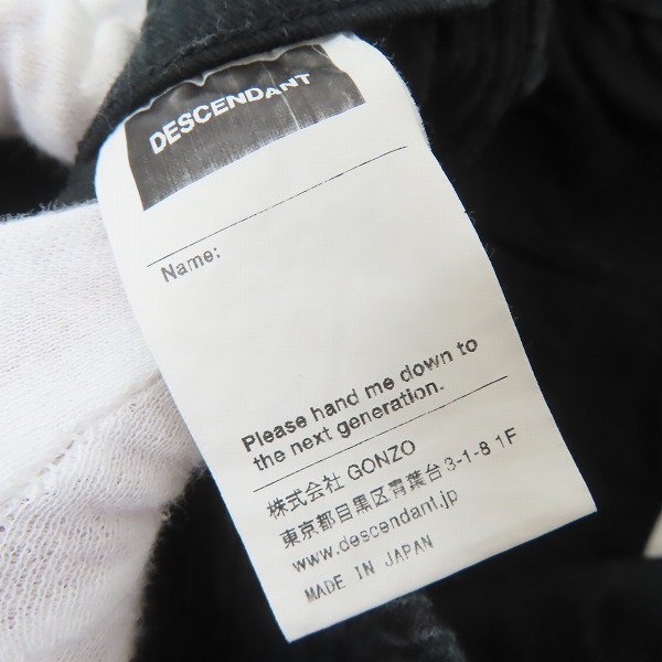 実際に弊社で買取させて頂いたDESCENDANT/ディセンダント ハーフパンツ/ショーツ/1の画像 3枚目