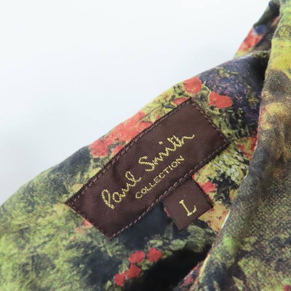 実際に弊社で買取させて頂いたPaul Smith COLLECTION/ポールスミスコレクション Garden Design ロングスリーブシャツ/Ｌの画像 2枚目