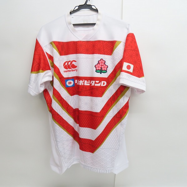 実際に弊社で買取させて頂いたCANTERBURY/カンタベリー  日本代表公式レプリカ ホームジャージ/VCR39010/3L