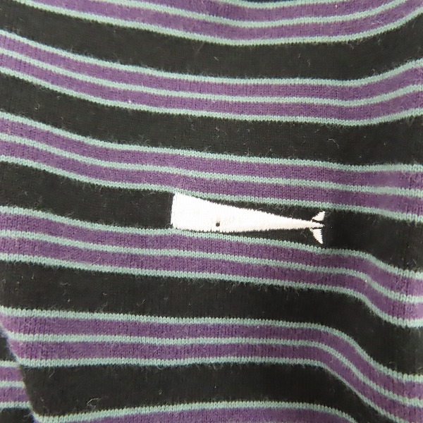 実際に弊社で買取させて頂いたDESCENDANT/ディセンダント クジラロゴ ボーダー ロンT/2の画像 7枚目