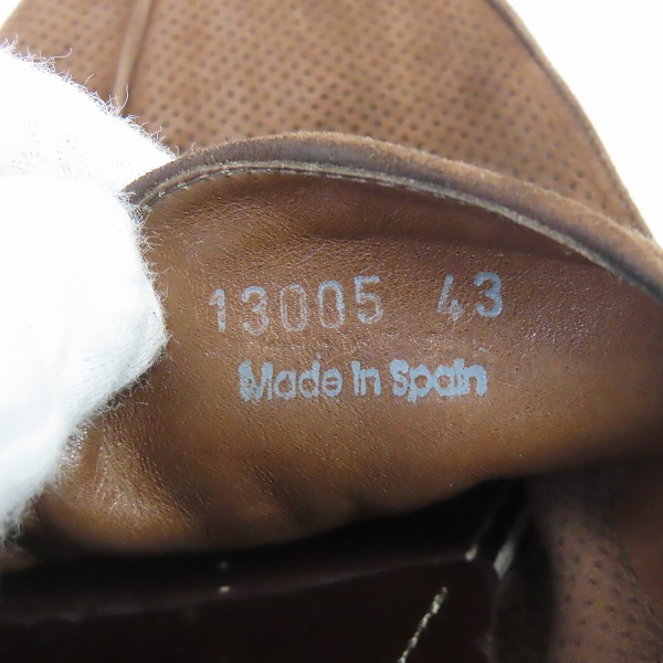 実際に弊社で買取させて頂いたMAGNANNI/マグナーニ ドライビングシューズ/43の画像 5枚目