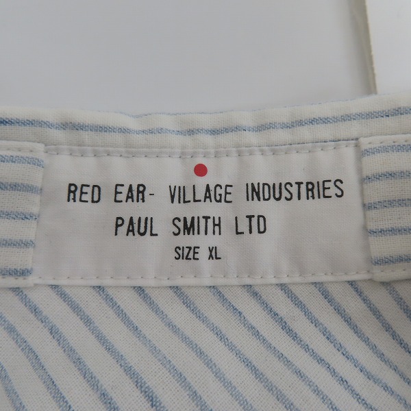 実際に弊社で買取させて頂いたPaul Smith/ポールスミス RED EAR/レッドイヤー ストライプ ボタンダウンシャツ 232052/XLの画像 2枚目