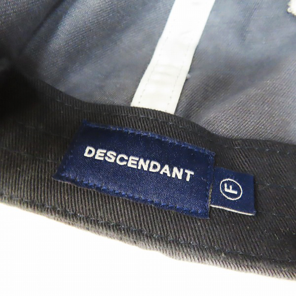 実際に弊社で買取させて頂いたDESCENDANT/ディセンダント ネイビー キャップ 帽子/Ｆの画像 5枚目