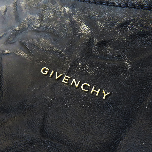 実際に弊社で買取させて頂いたGIVENCHY/ジバンシィ PANDORA/パンドラ ロゴプレート レザーショルダーバッグの画像 7枚目