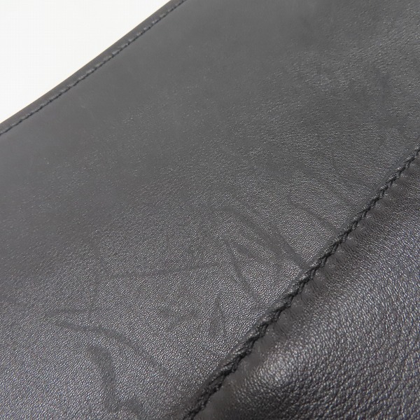 実際に弊社で買取させて頂いたCELINE/セリーヌ EDGE/エッジ  レザーハンドバッグ ベージュ×ブラックの画像 6枚目