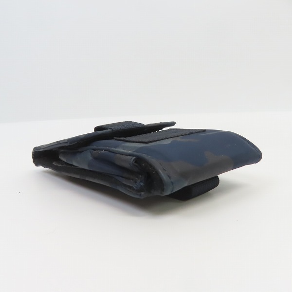 実際に弊社で買取させて頂いたHEAD PORTER/ヘッドポーター MASTER NAVY/マスター ネイビー カモフラ ミニポーチの画像 2枚目