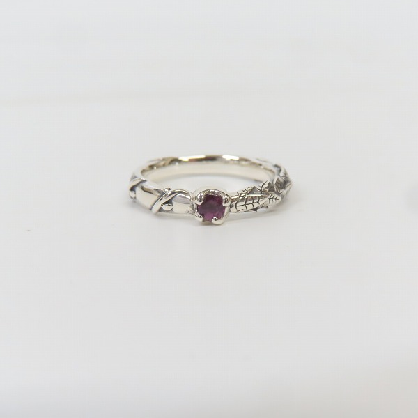 実際に弊社で買取させて頂いたBloodyMary/ブラッディマリー mini nut/ミニナット リング w/ストーン 11号の画像 1枚目