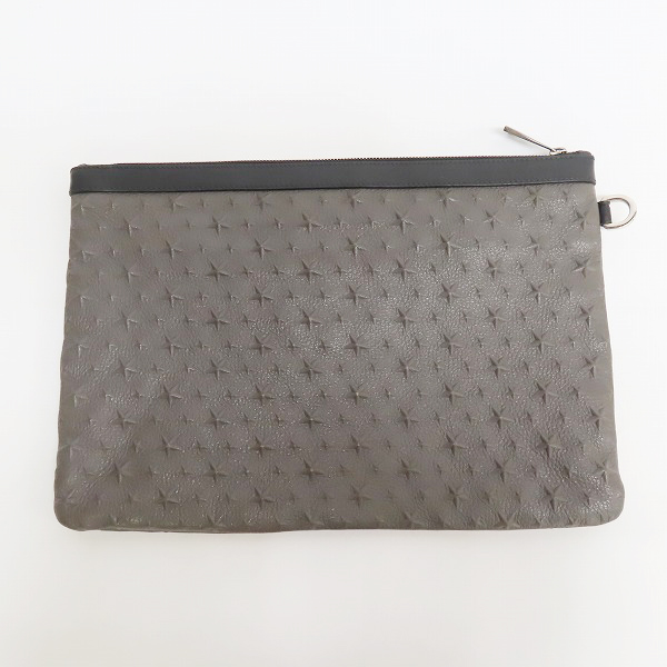 実際に弊社で買取させて頂いたJIMMY CHOO/ジミー チュウ DEREK/デレク スタースタッズ クラッチバッグの画像 1枚目