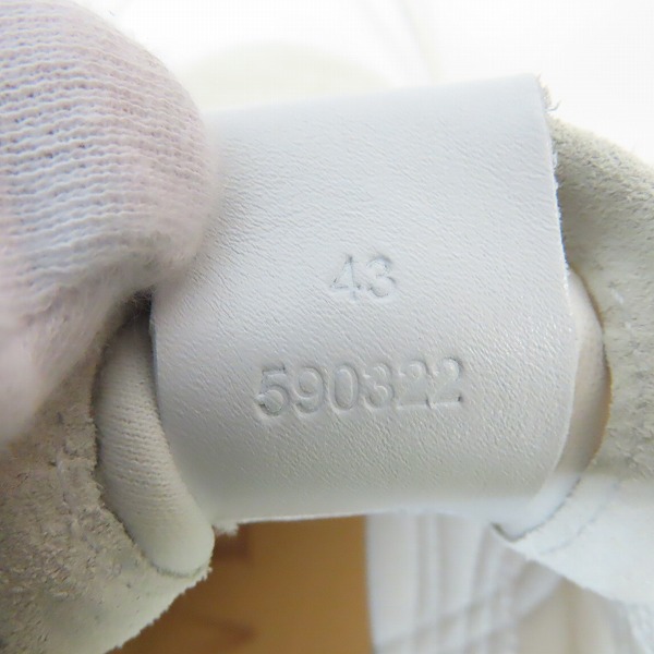 実際に弊社で買取させて頂いたLOEWE/ロエベ FLOW RUNNER/フローランナー ナイロン スエードレザー ローカットスニーカー 43の画像 5枚目