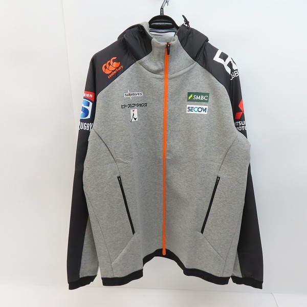 実際に弊社で買取させて頂いた【未使用】 CANTERBURY/カンタベリー SUNWOLVES/サンウルブズ ラグビー ダフテックエアー ジャケット R49031SR/4L